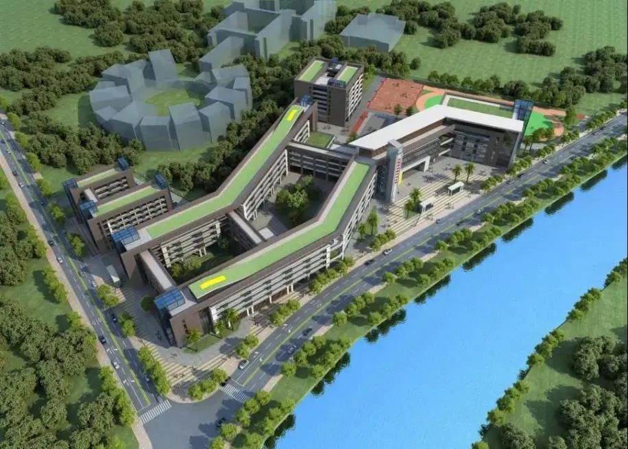 石排镇新中心小学主体顺利封顶