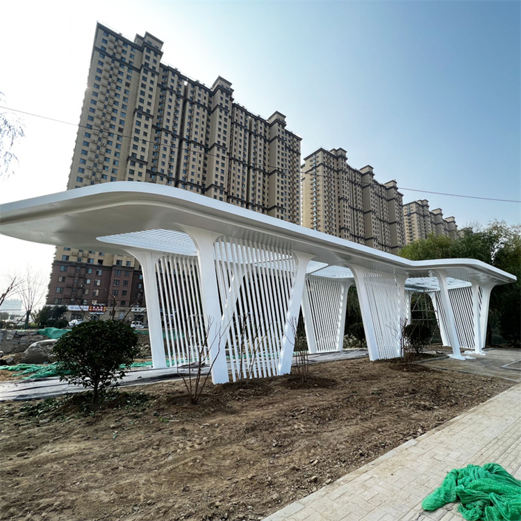 创意不锈钢廊架定制