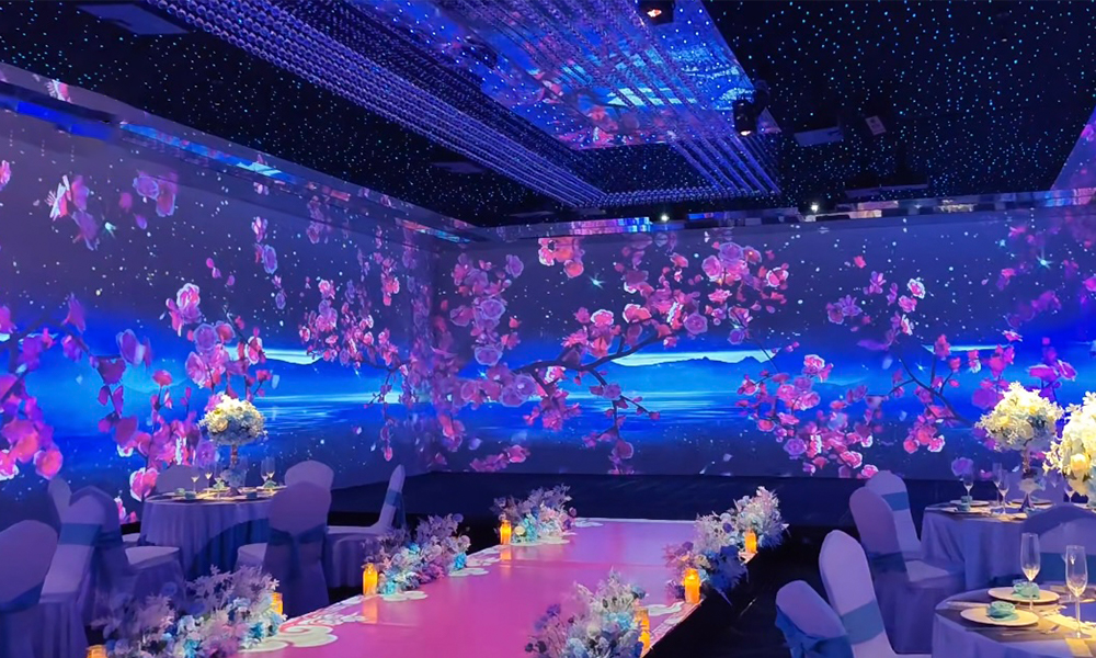 中式宴会厅全息投影