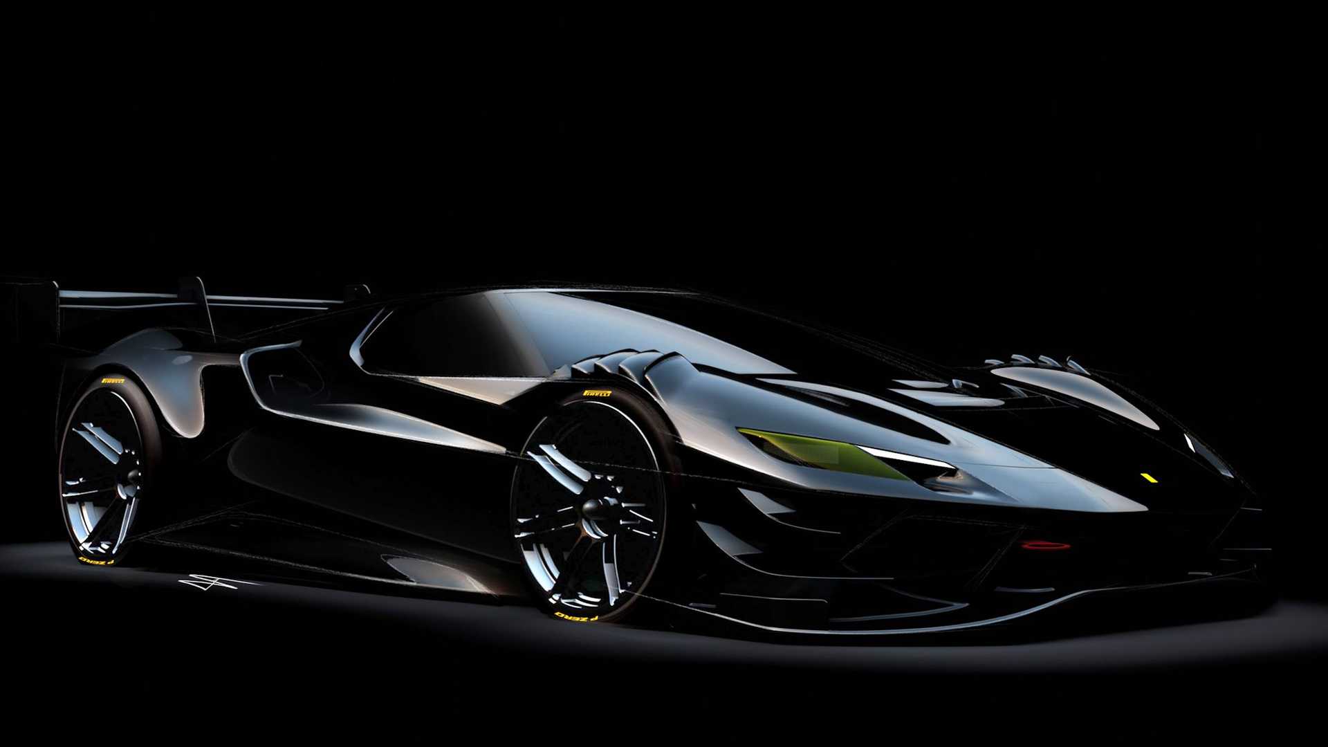 法拉利296 gt3赛车渲染图 新赛车取消电动机