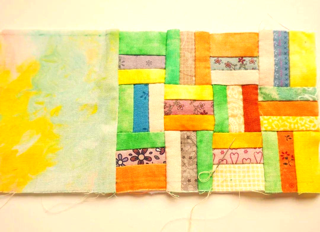 利用零碎布头制作多彩拼布钱包