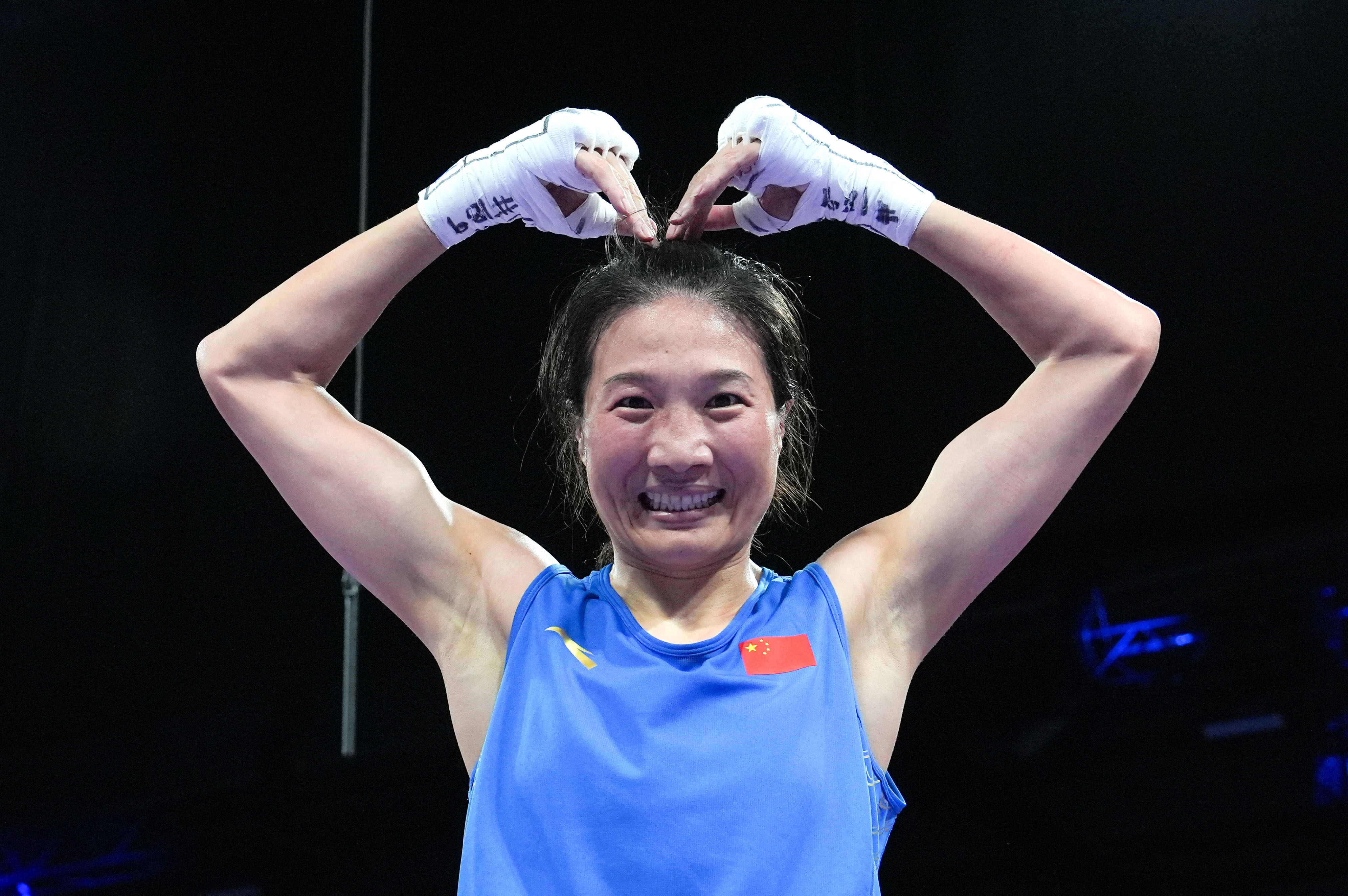 巴黎奥运会|拳击——女子66公斤级:中国选手杨柳晋级半决赛