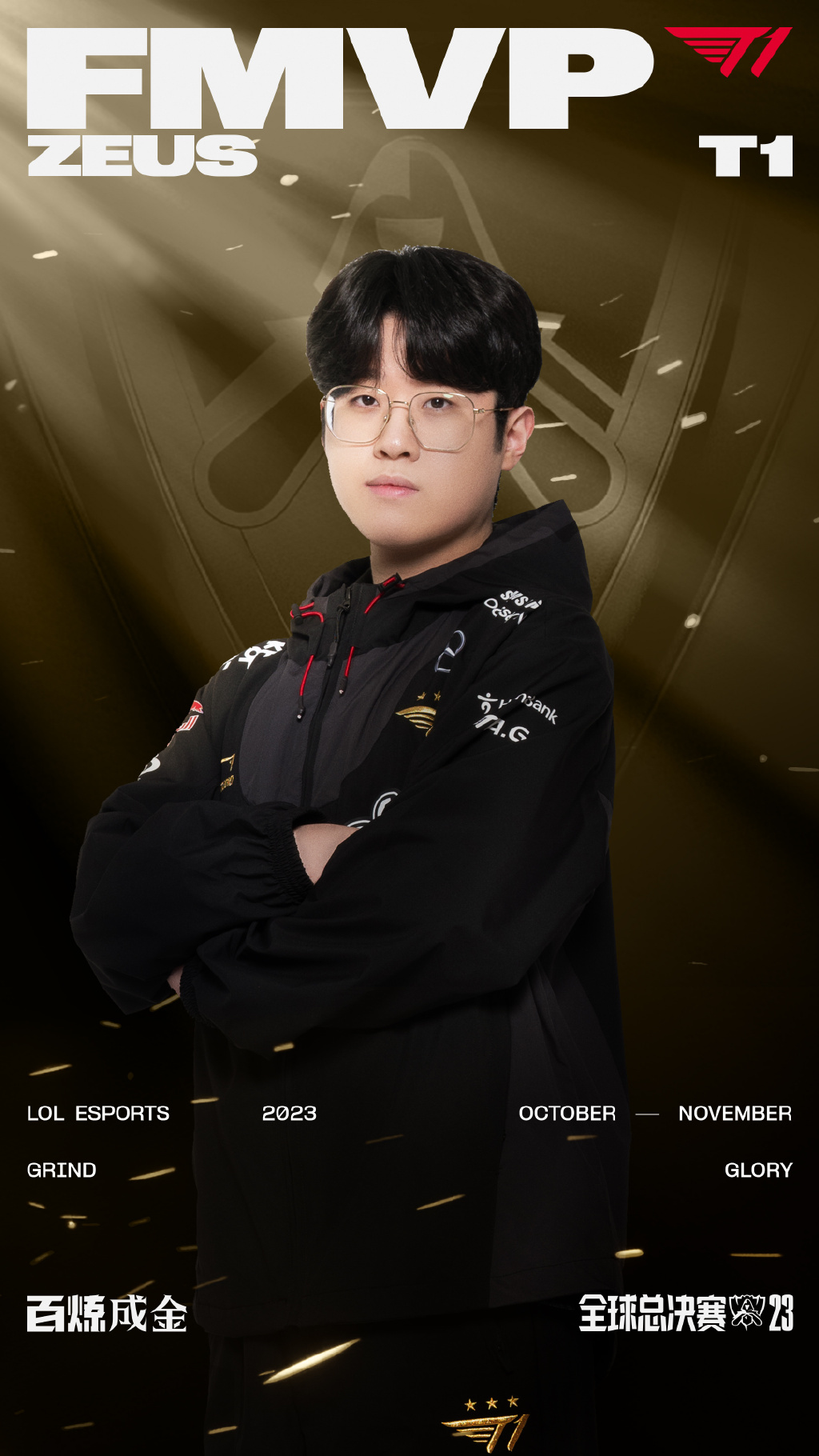 宙斯之怒!t1上单神童摘得全球总决赛fmvp