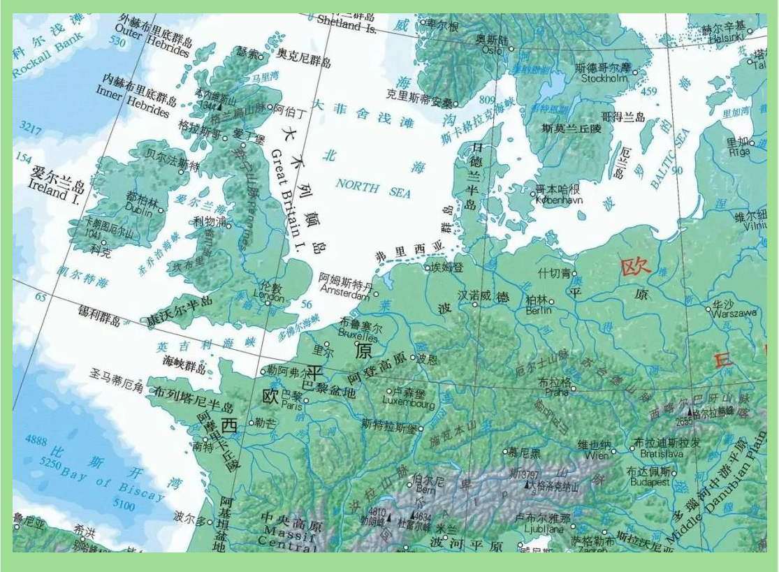 西欧平原与波德平原西欧平原与波德平原,作为欧洲两大重要地形区域