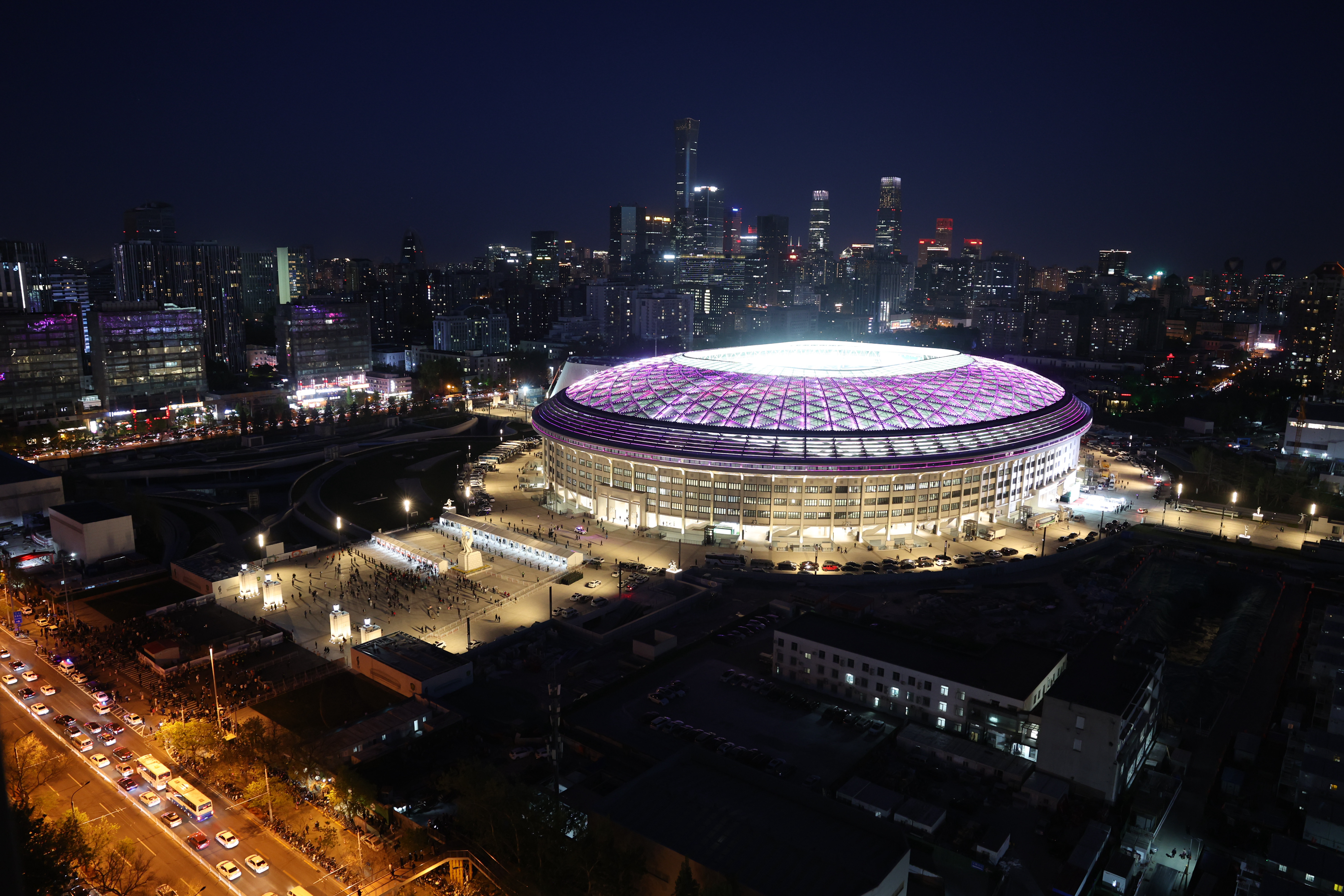 足球——2023赛季中超联赛开幕 "新工体"迎来首场正式比赛(2)