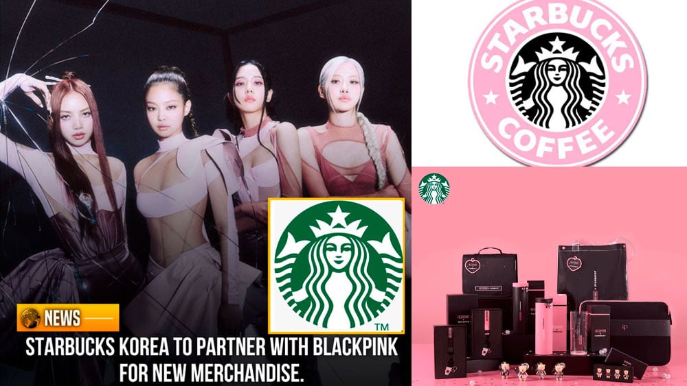 星巴克第二次与BLACKPINK合作在韩国提供独家联名周边产品