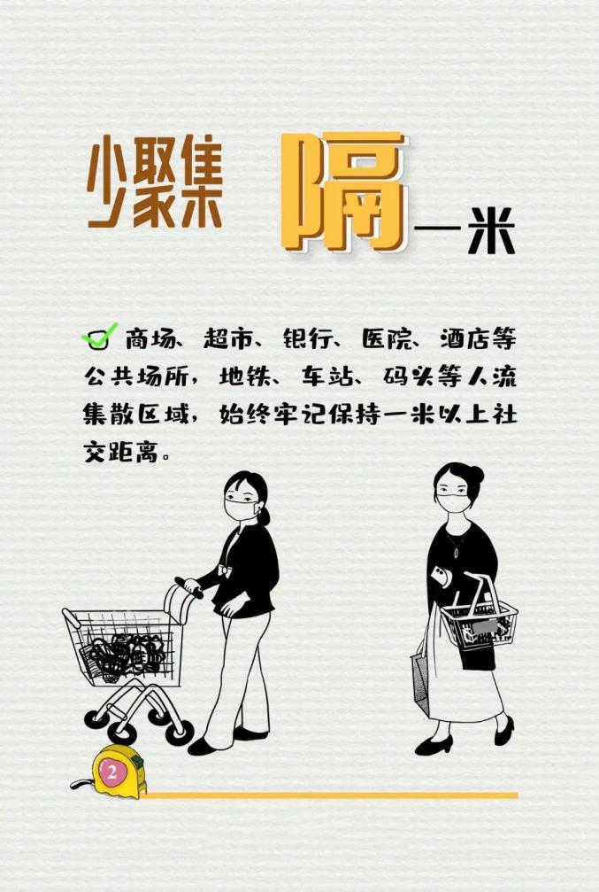 你做到了吗?丨保持一米以上社交距离