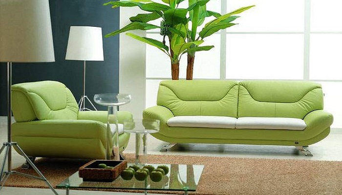 客厅墨绿色沙发怎么配
