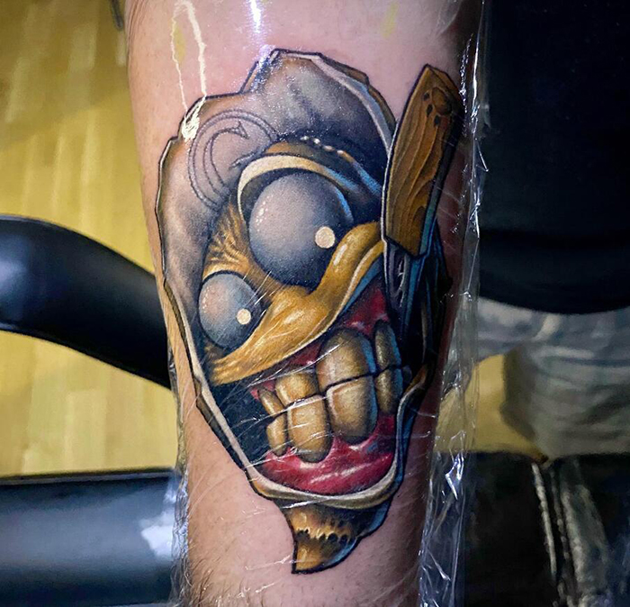 六一快乐 童心未泯可爱趣味的大黄牙 卡通纹身(二)