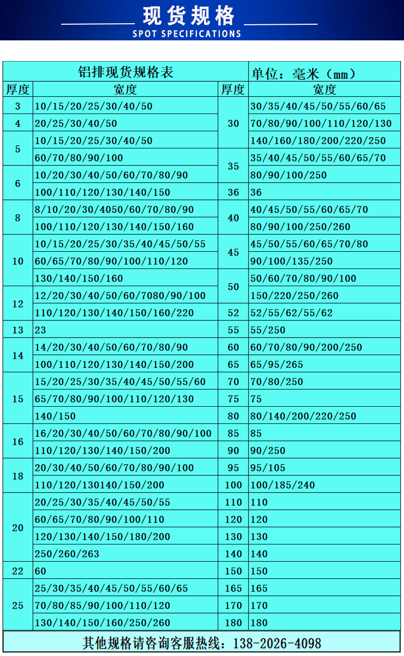 方达铝业主营6061铝合金排 2a12铝排铝方条现货规格多 可开模定制