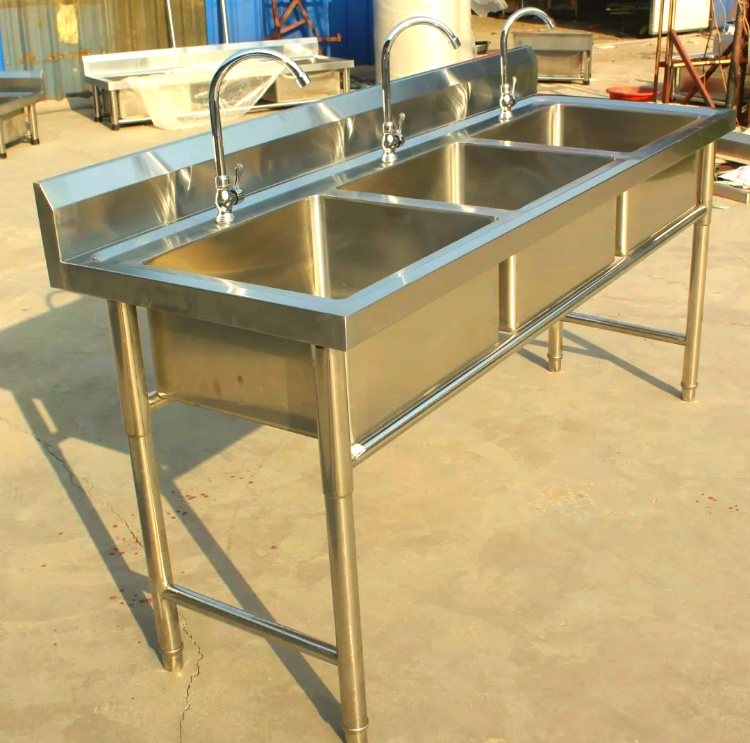 商业用不锈钢水槽洗手池的定制加工服务