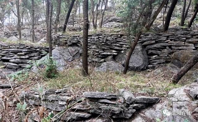 咸宁市崇阳县雨山发现大量垒石梯地和石屋 很是壮观