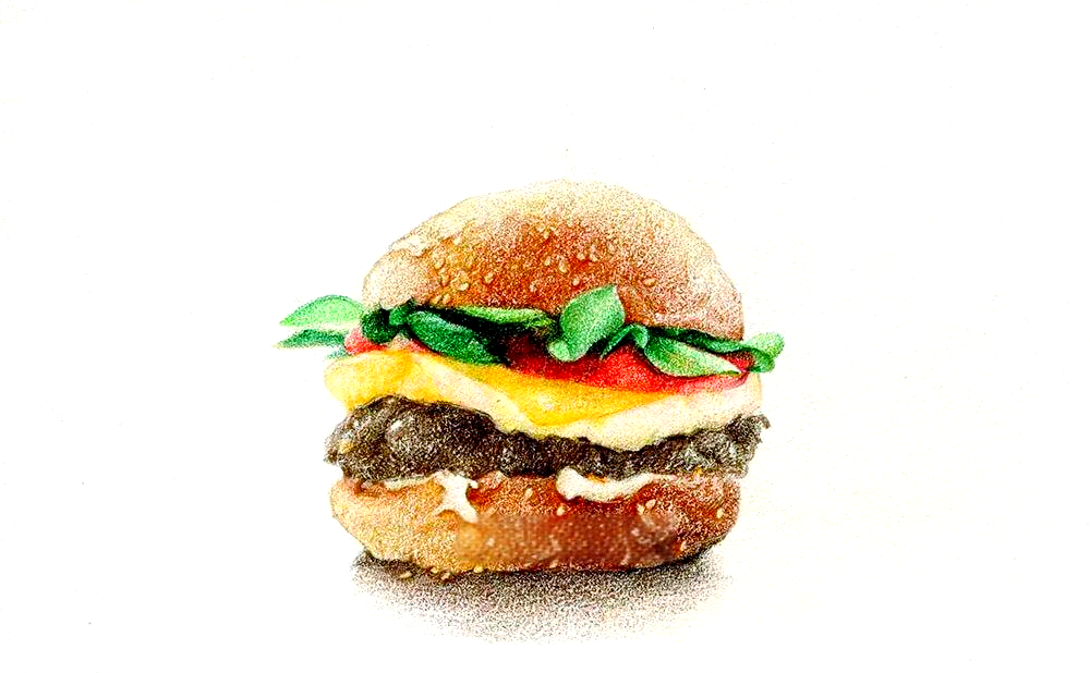 零基础彩铅美食教学,从馒头开始全面掌握