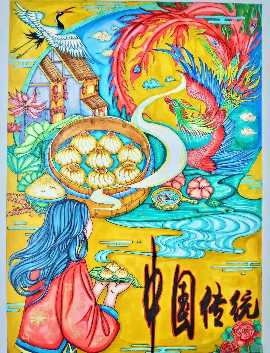 素材分享|众多中国传统文化主题绘画,探索非遗与传承的魅力