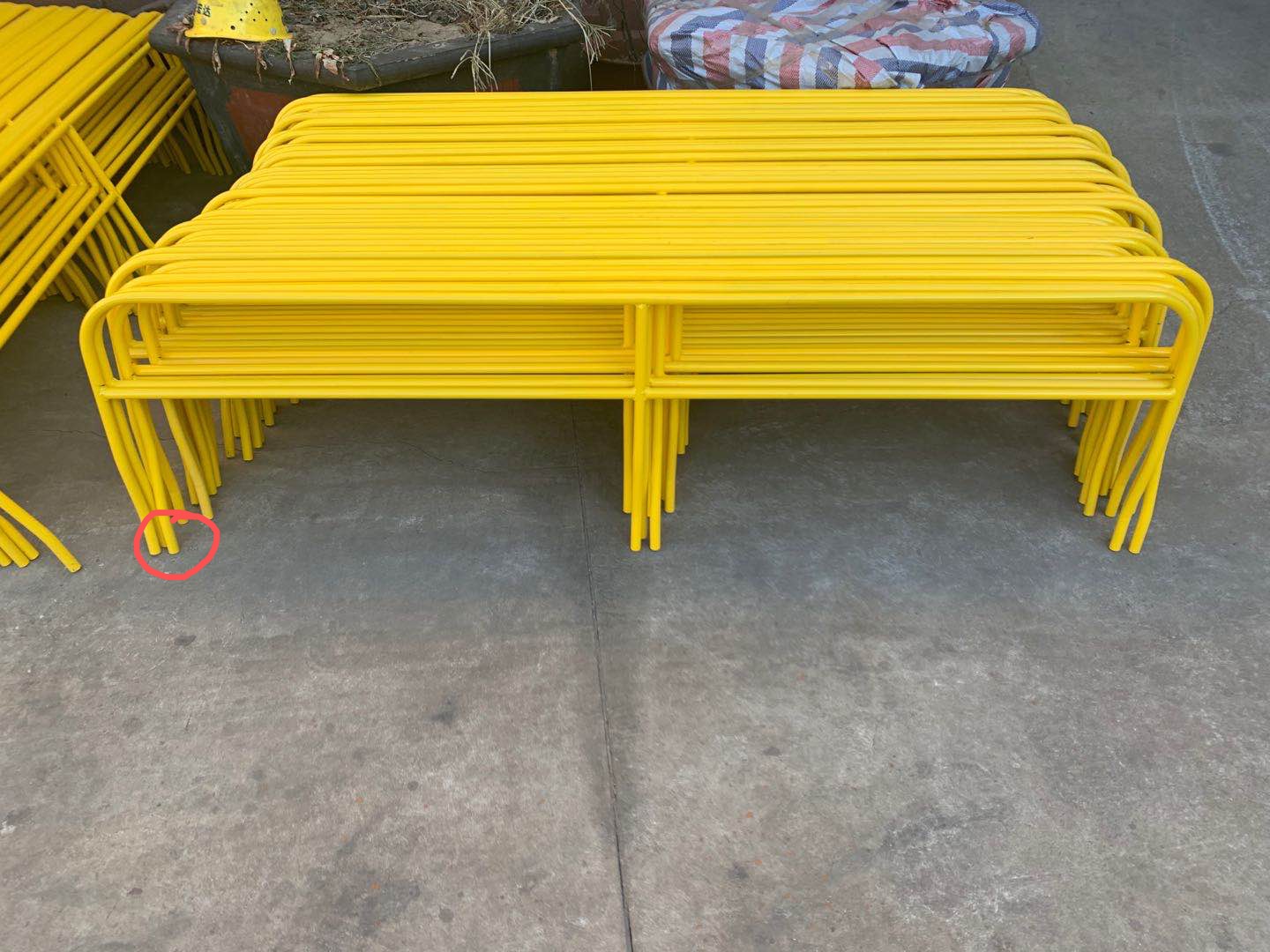 皮带机防护栏杆立柱