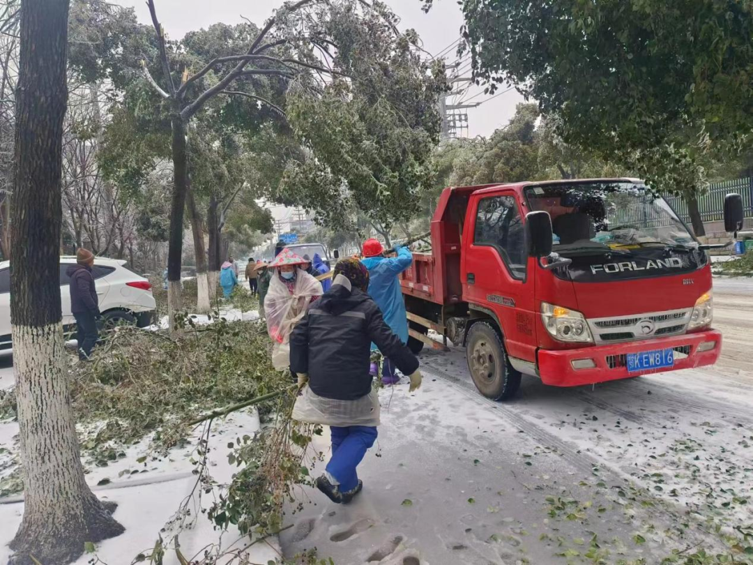 今天有大到暴雪孝感全力應對