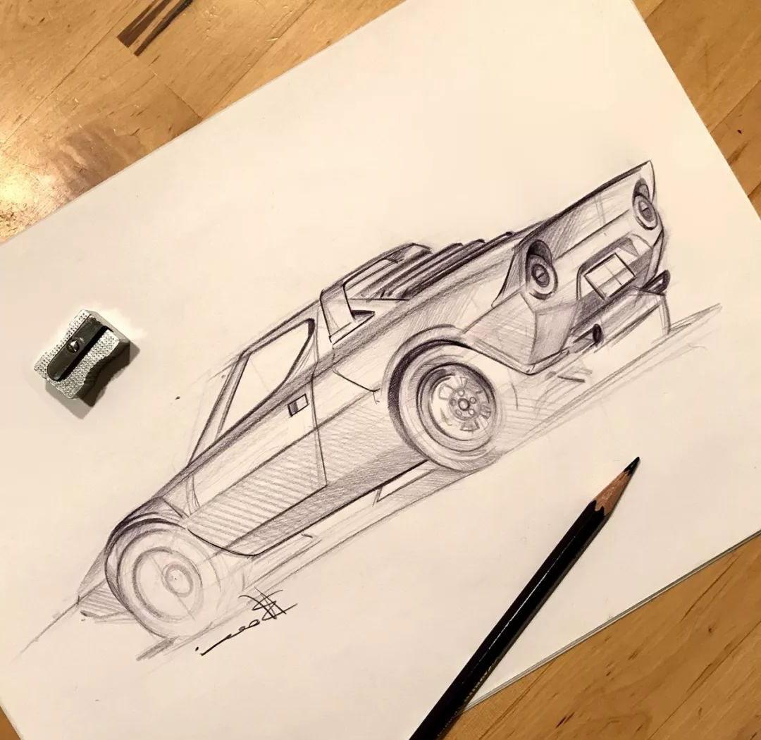 接下来,让我们一同欣赏由niccolò bonanni精心绘制的汽车素描作品集