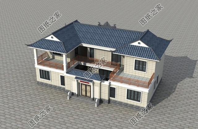 农村三开间四合院自建房,源远流长的传统,文化情怀永存