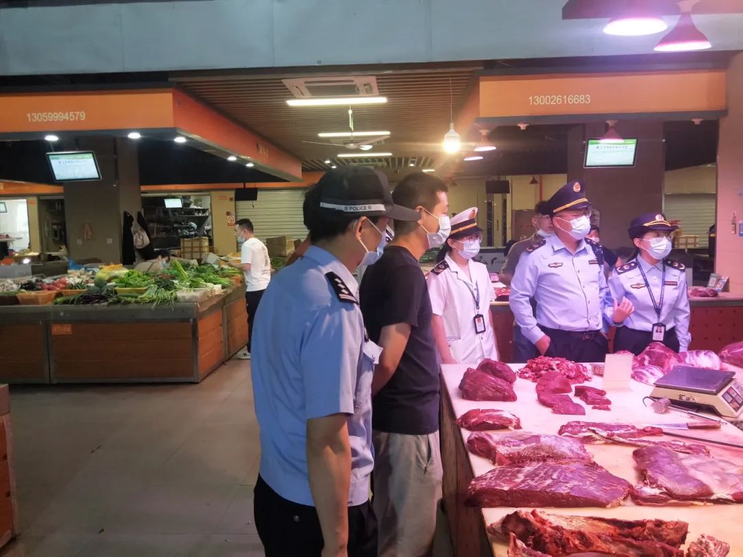 守护农贸市场项目中,依托公安和综合执法的电子眼综合监测系统,对