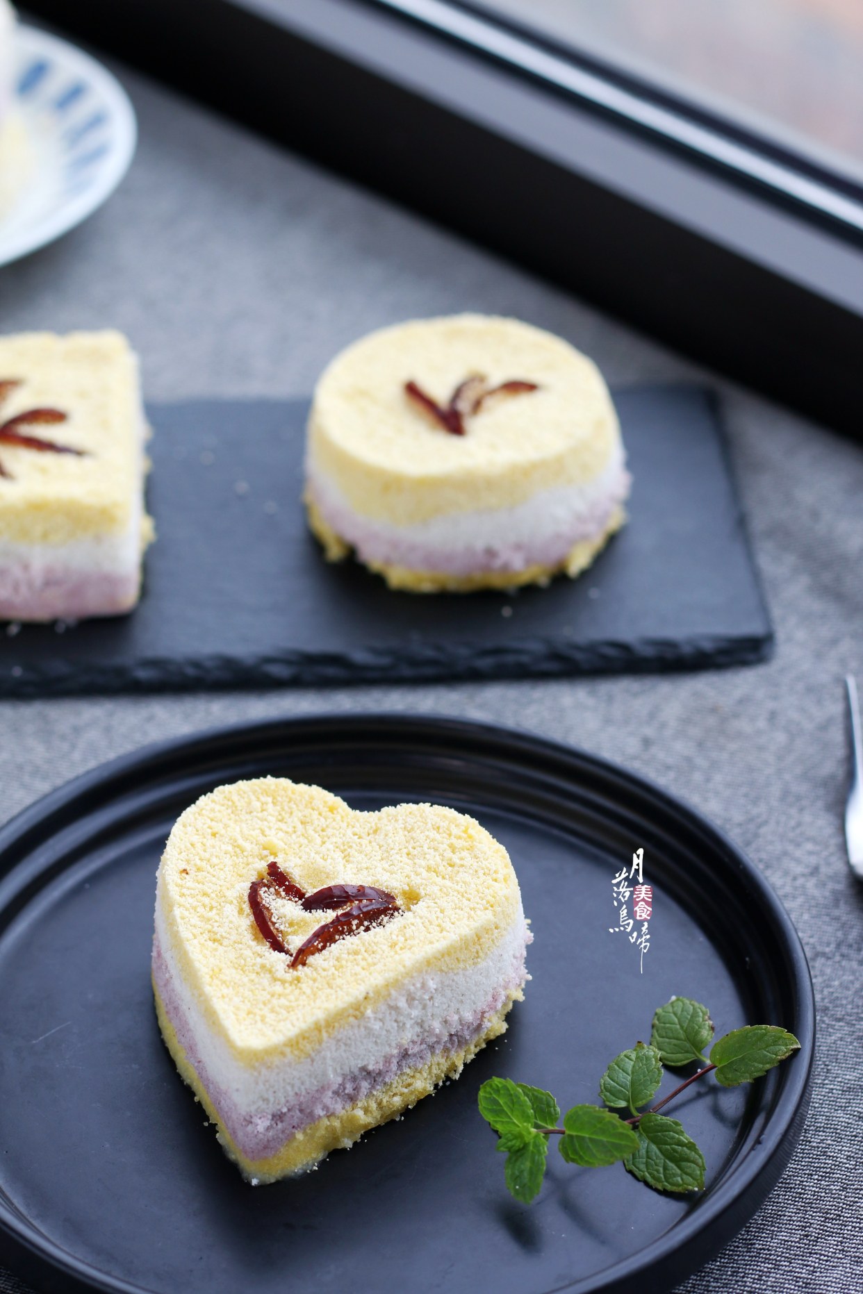 做个三色重阳糕,香喷喷又q弹,健康平安步步高,妈妈说比肉好吃