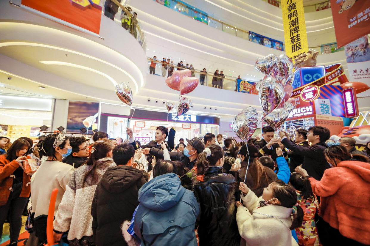长春北湖吾悦广场,爱粉饰了庸俗,让它变得浪漫讨喜!