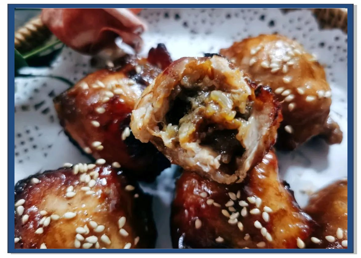 外皮脆香流油,糯米鲜香软糯,鸡翅包饭你值得一试!