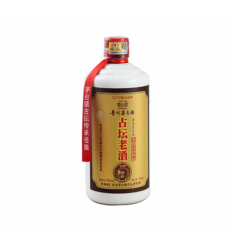 古坛老酒53度茅台镇酱香型洞藏 纯粮食原浆古坛酒6*450ml/箱