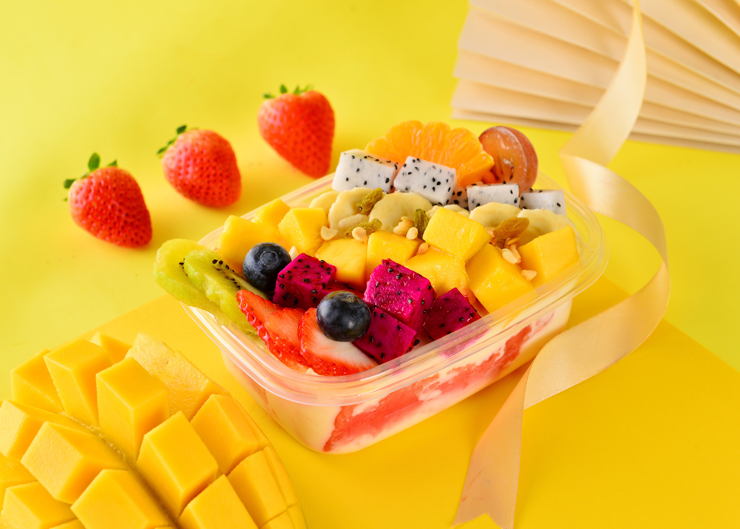 你知道哪些水果适合做果然嗨拉丝酸奶水果捞呢?