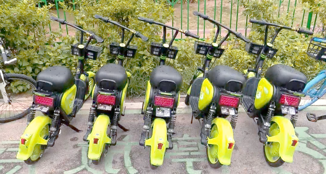 厦门岛内惊现共享电动车,交警提醒:不可骑行!