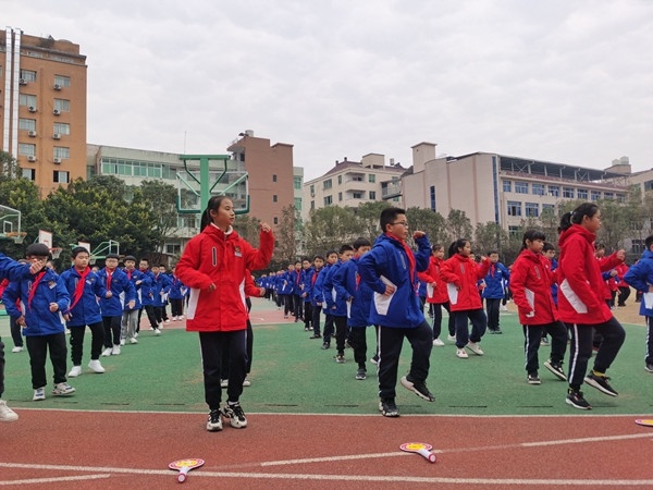 水头一小举办大课间活动比赛