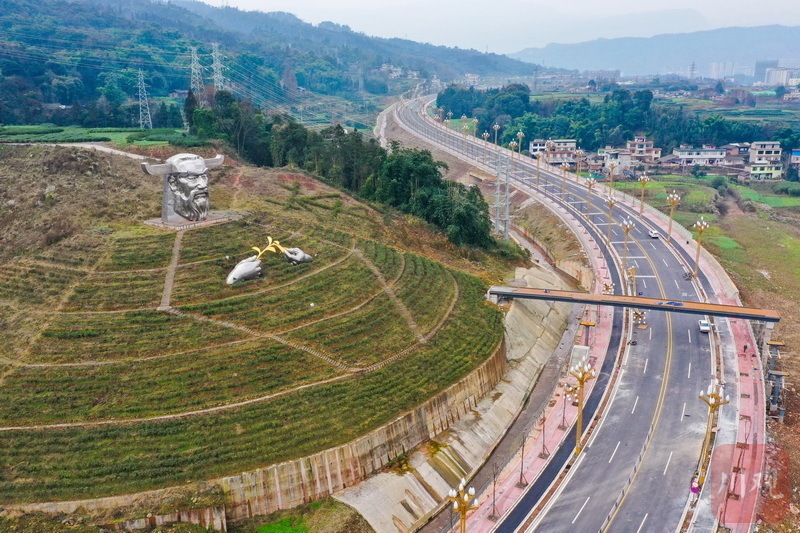 宽敞又美观!雅安南外环东段开通在即