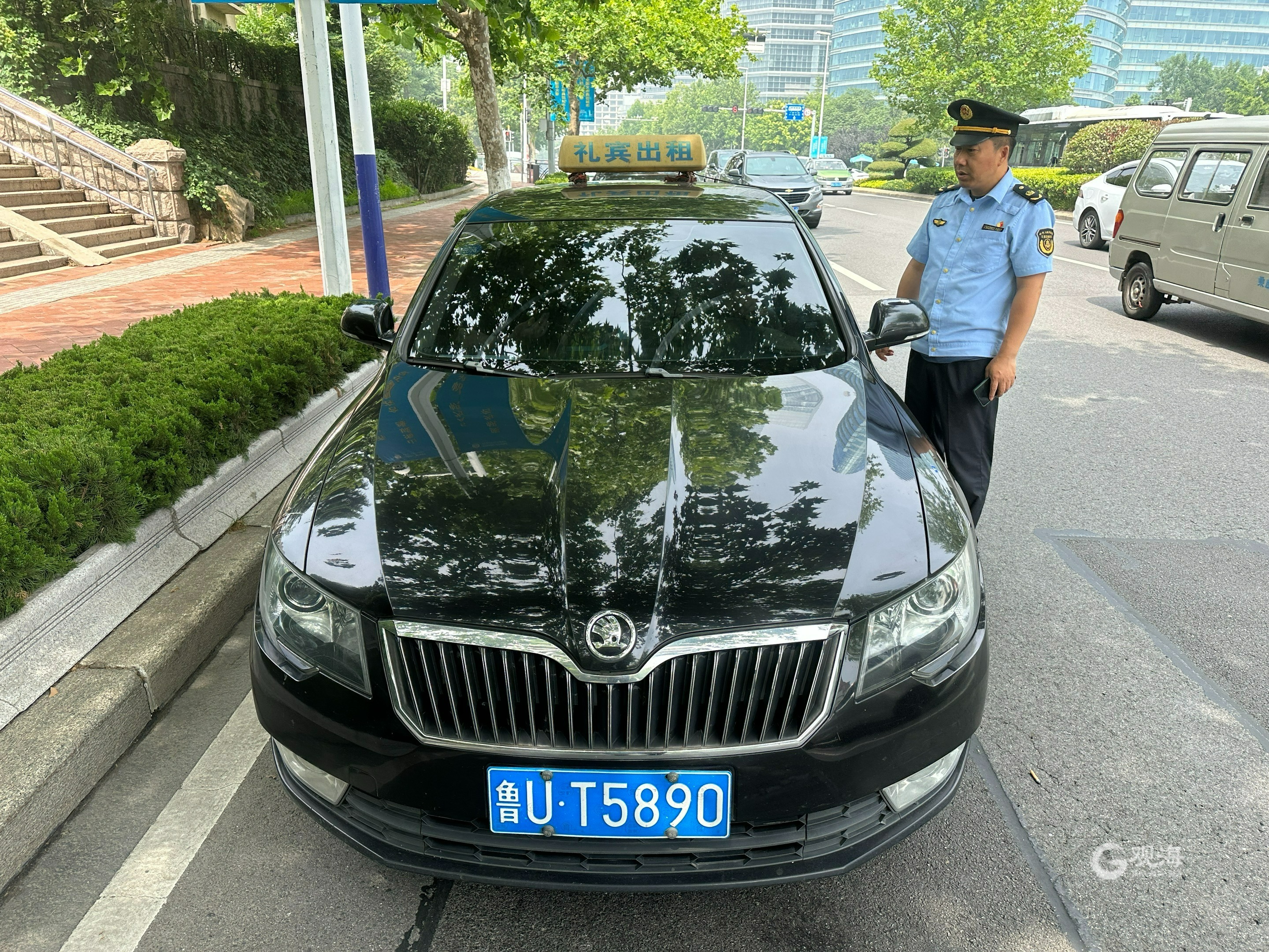 青岛严查出租车计价器作弊装置"跑得快",这四部车被曝光