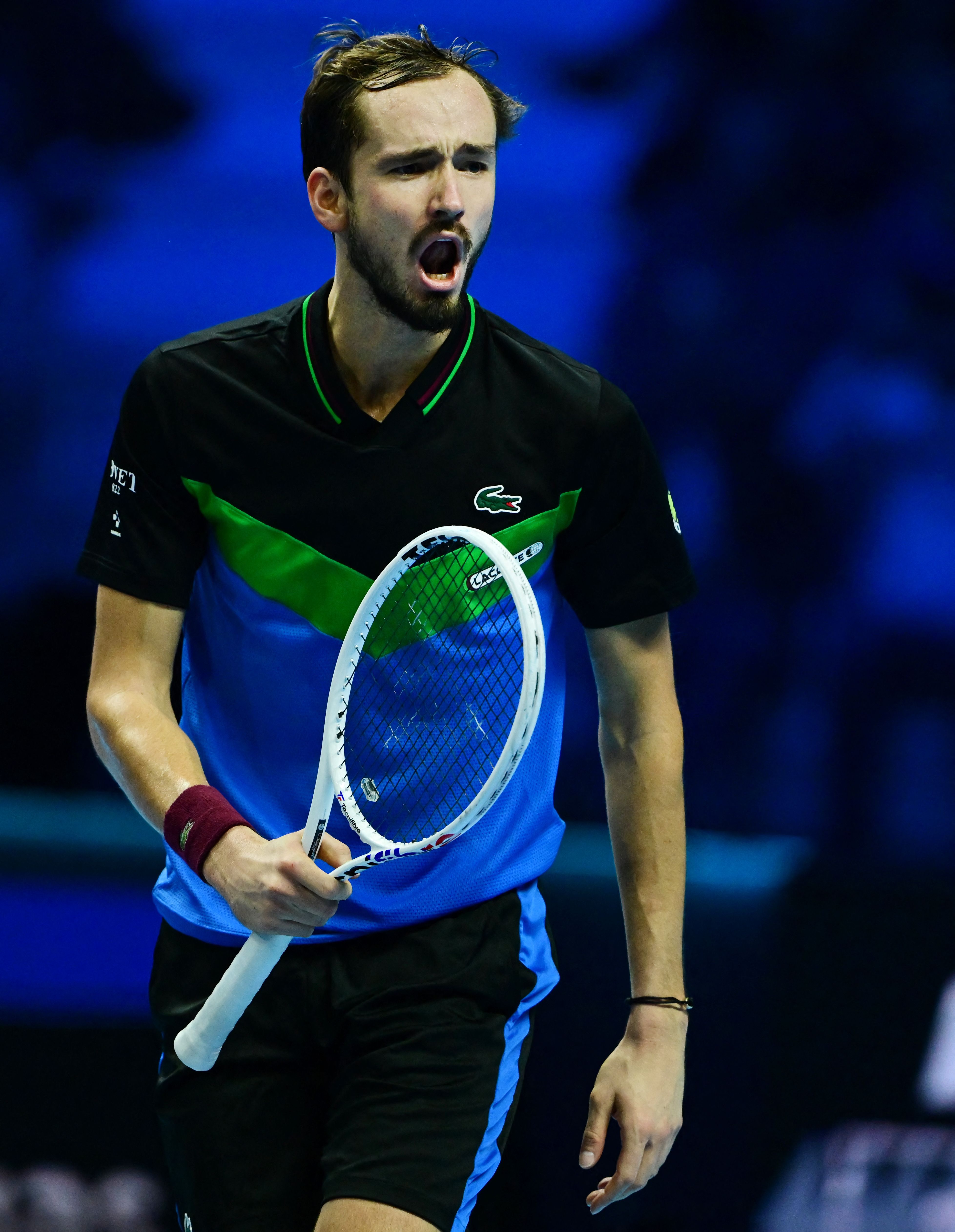 网球——atp总决赛小组赛:梅德韦杰夫胜兹维列夫(2)