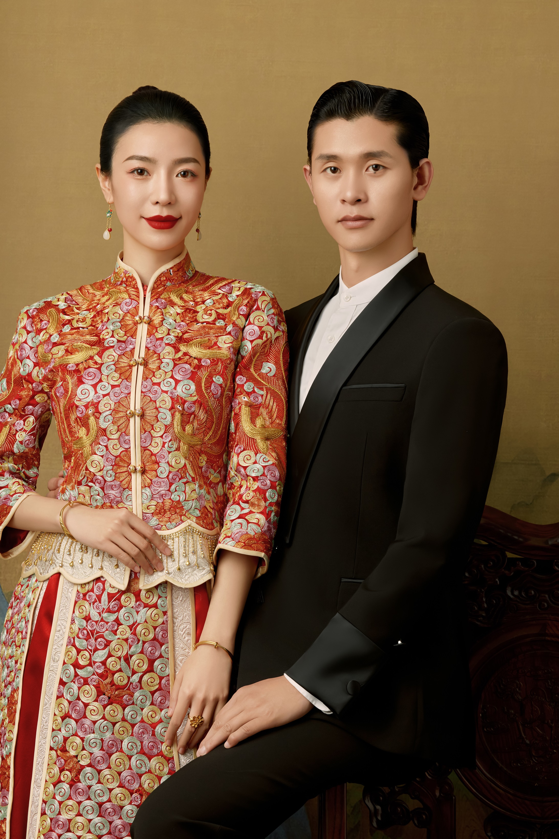 菏泽婚纱照 菏泽婚纱摄影 中式国风婚纱照 婚纱照风格推荐