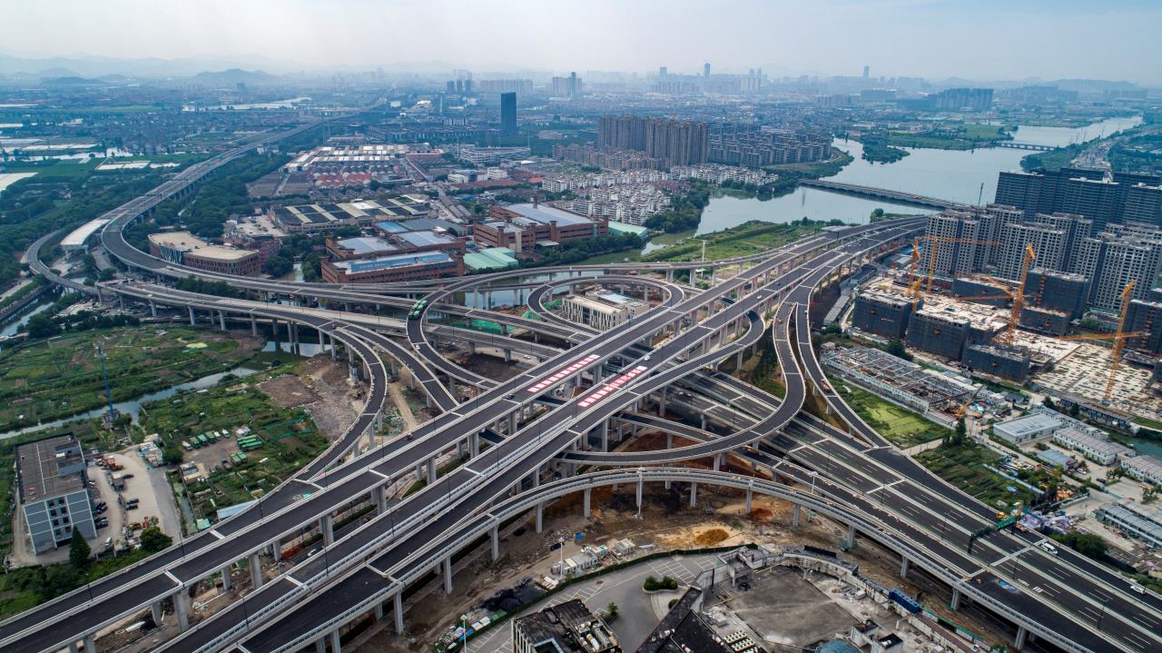 杭州亞運會配套工程紹興二環西路智慧快速路一期工程建成通車