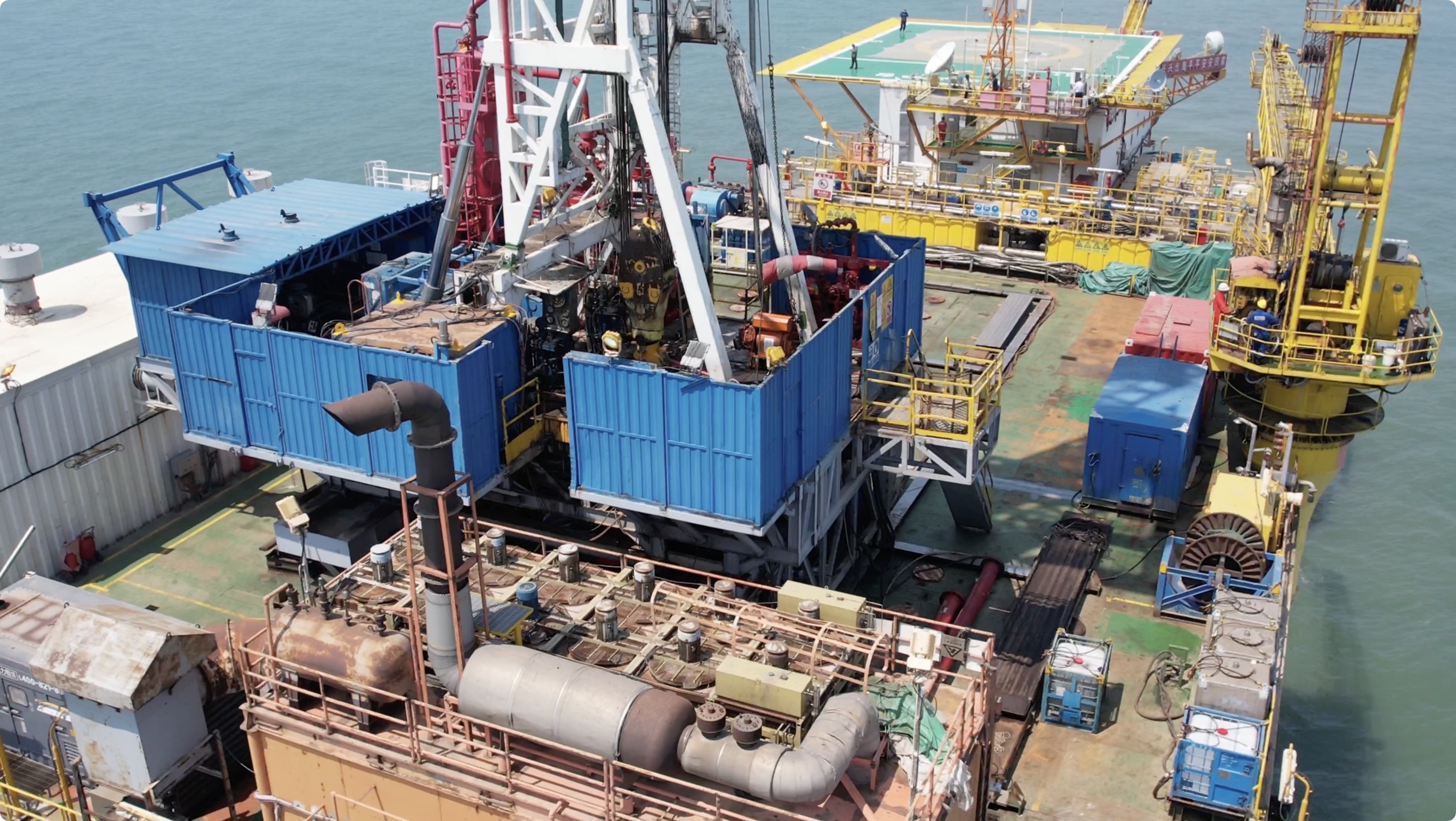 渤海埕北a平台国家基本气象站:"孤独"的海上气象观测站