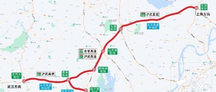 沪武高速全线地图图片