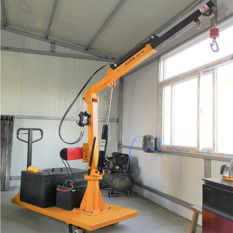 适用于汽车修理厂起吊配件的移动式液压伸缩小型吊机有哪些?