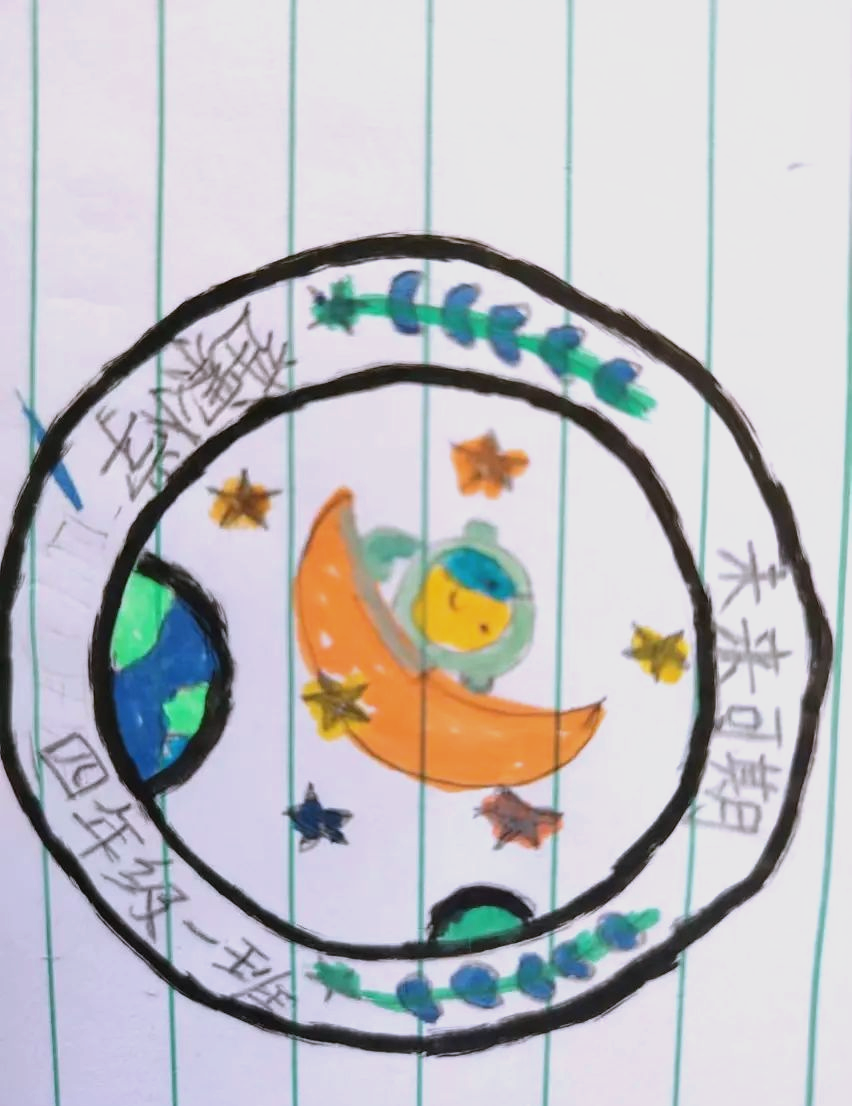 多彩班徽创意设计,展现连寨小学四年级风采