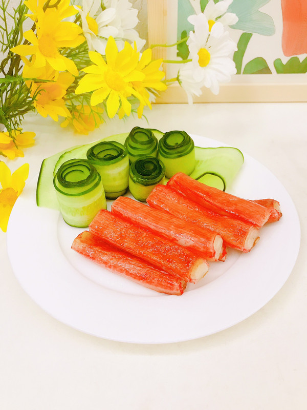 一学就会快手菜 香煎蟹柳