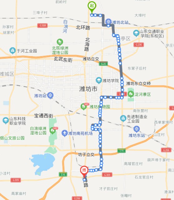 潍坊北站地图高清地图图片