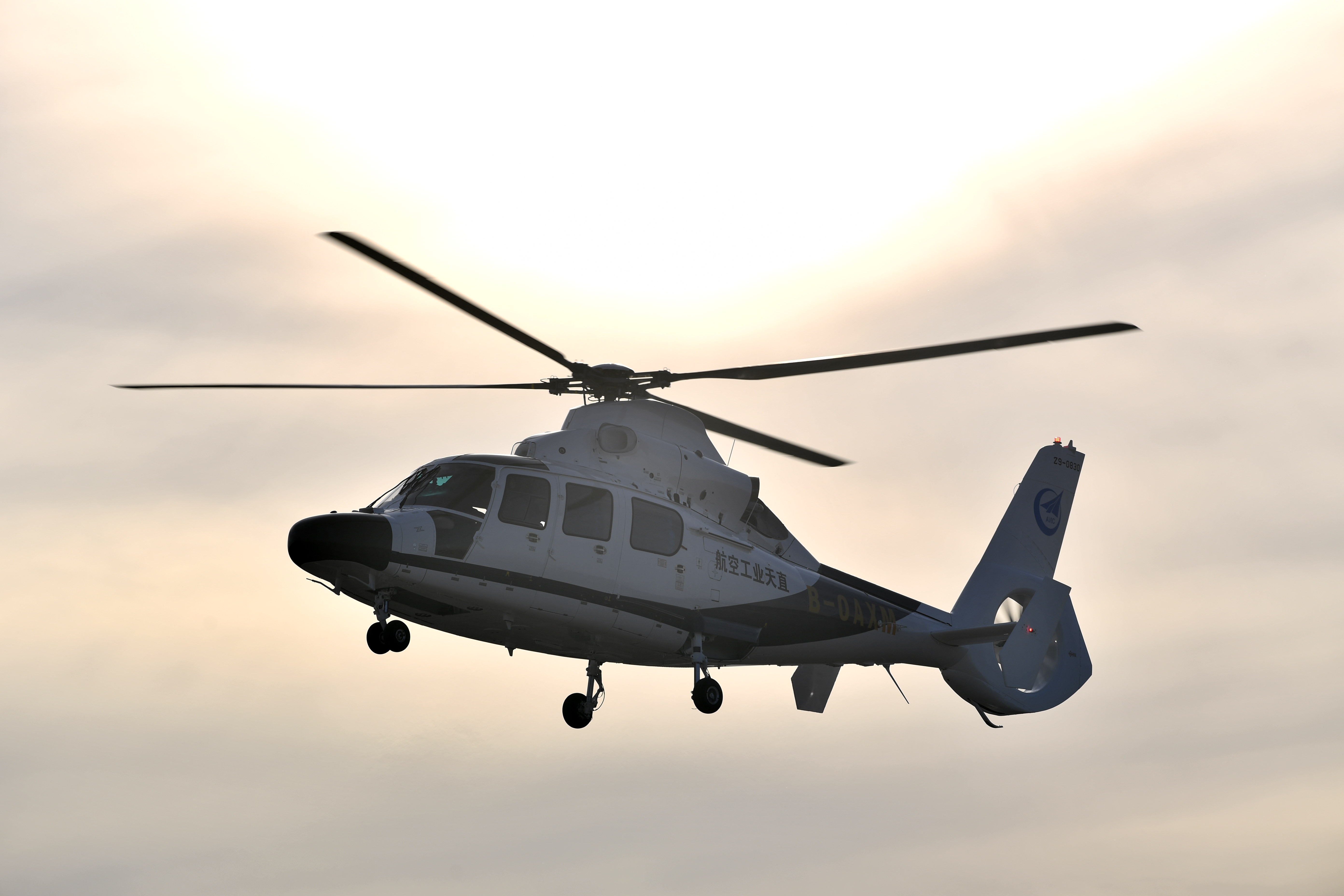 天津造ac312e民用直升机实现首飞