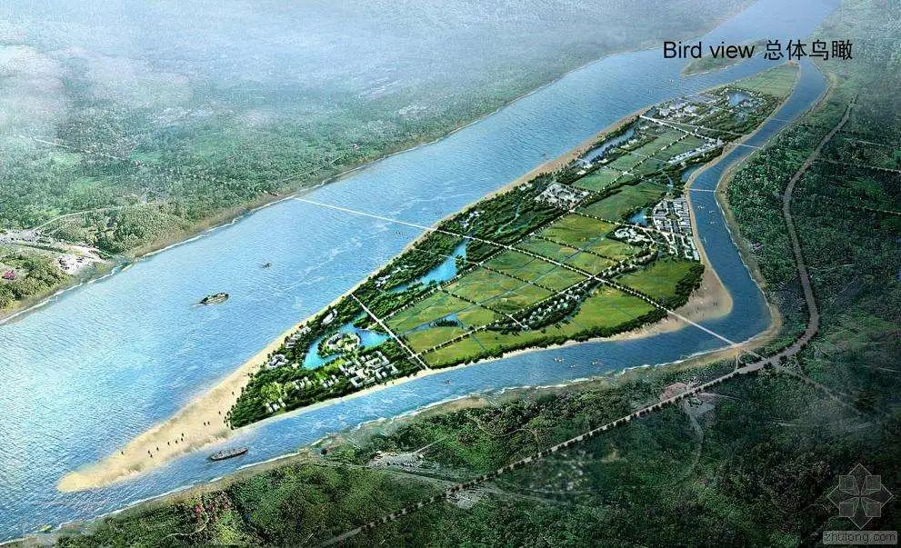 江心洲,打破千城一面,用生态重塑河西天际线!