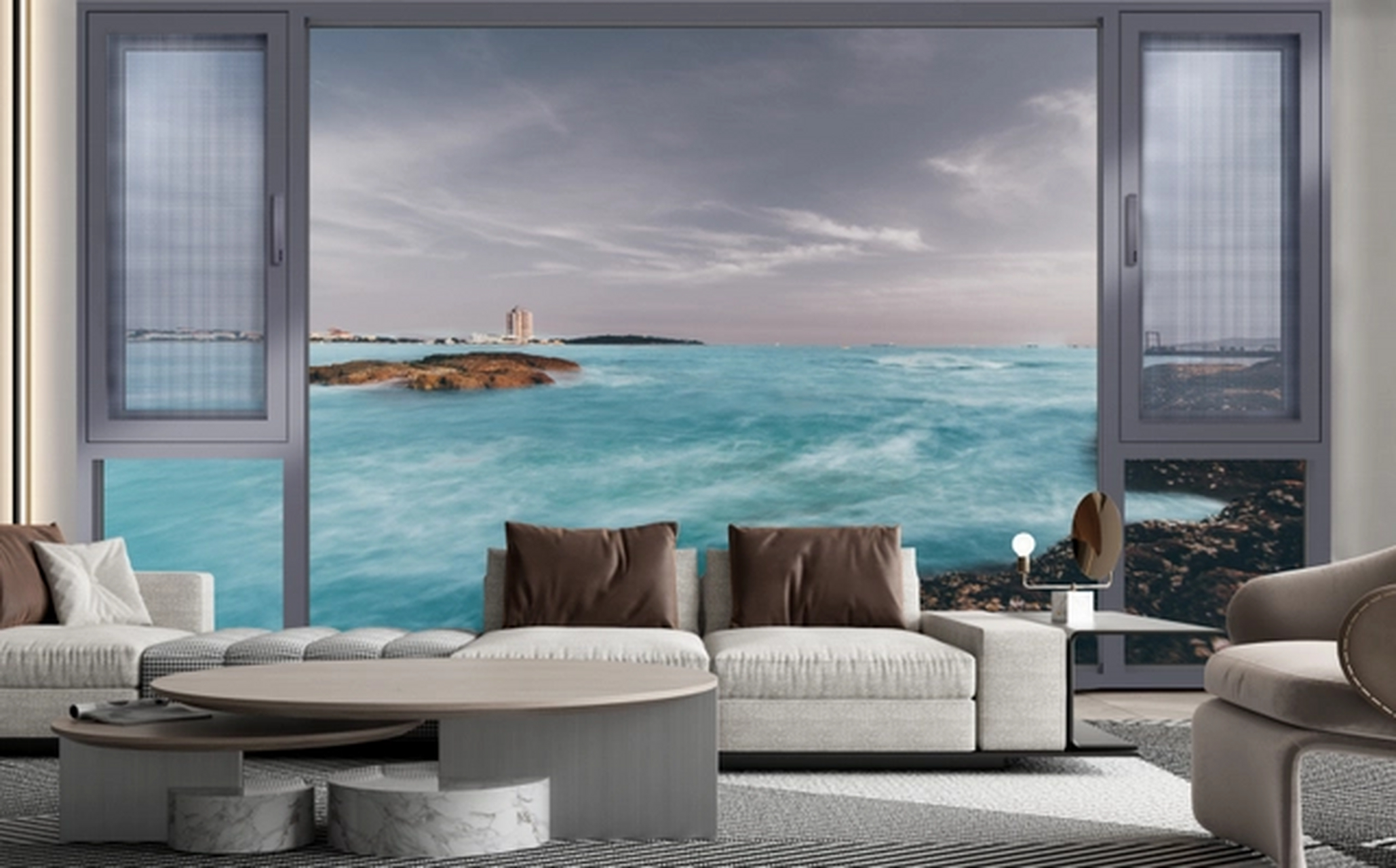 美珀门窗# 一切以设计美学出发,以黄金分割比例的结构理念,将门窗