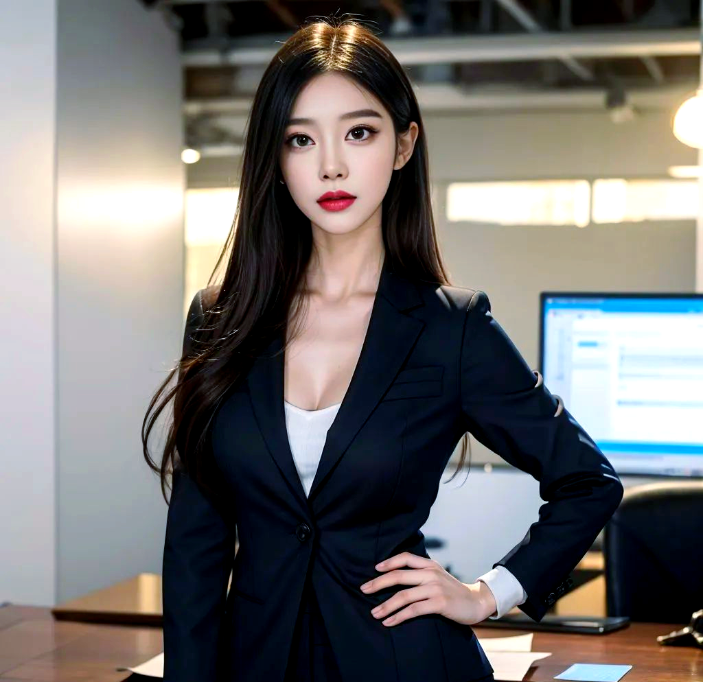 职场之花绽放着白领丽人的自信与魅力