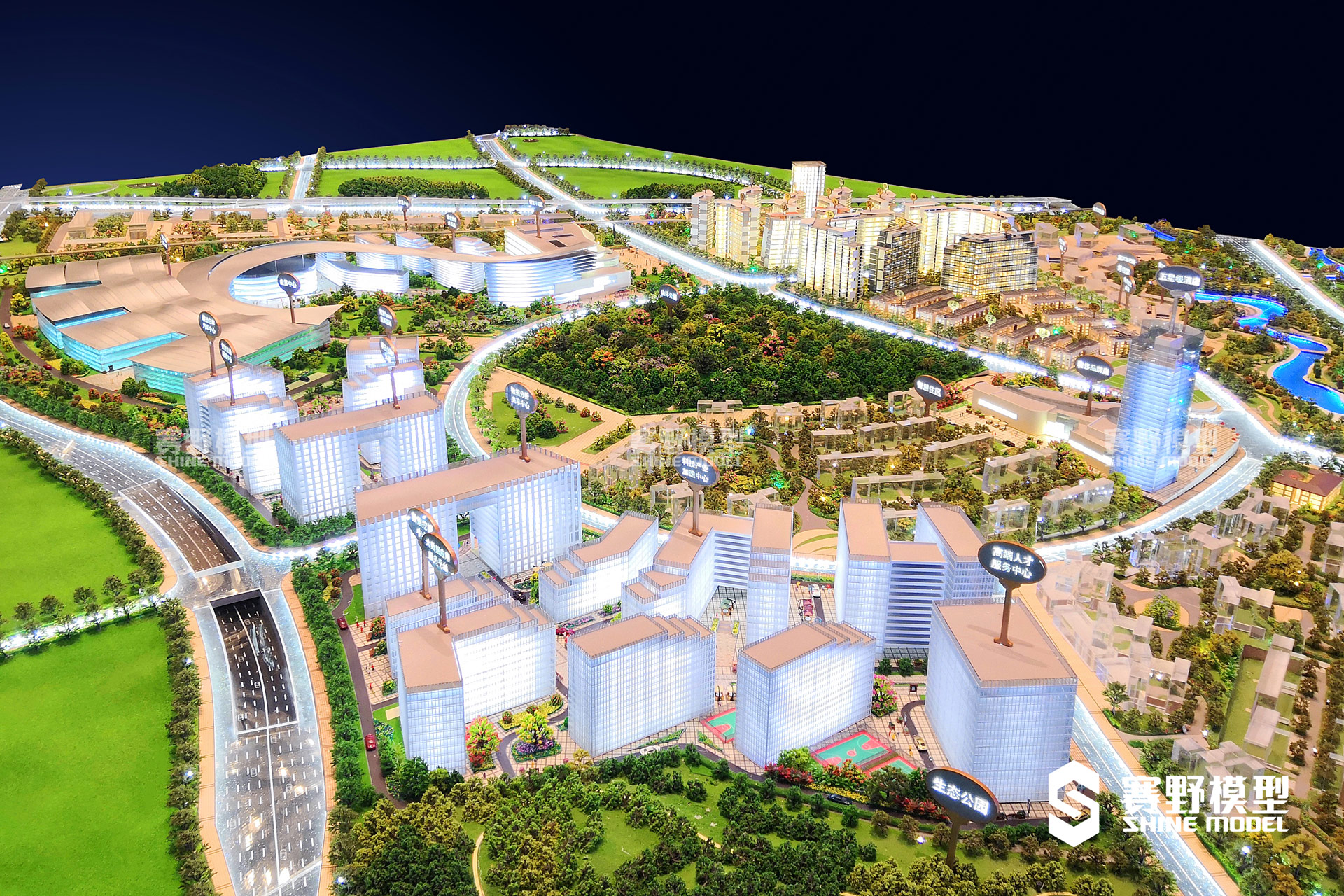 贵州宝能科技城商业综合体沙盘模型