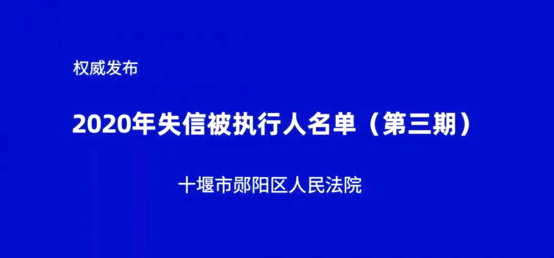 十堰市郧阳区法院失信被执行人曝光与惩戒措施详解