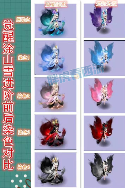 梦幻西游1月新区大唐官府新召唤兽染色造型一览