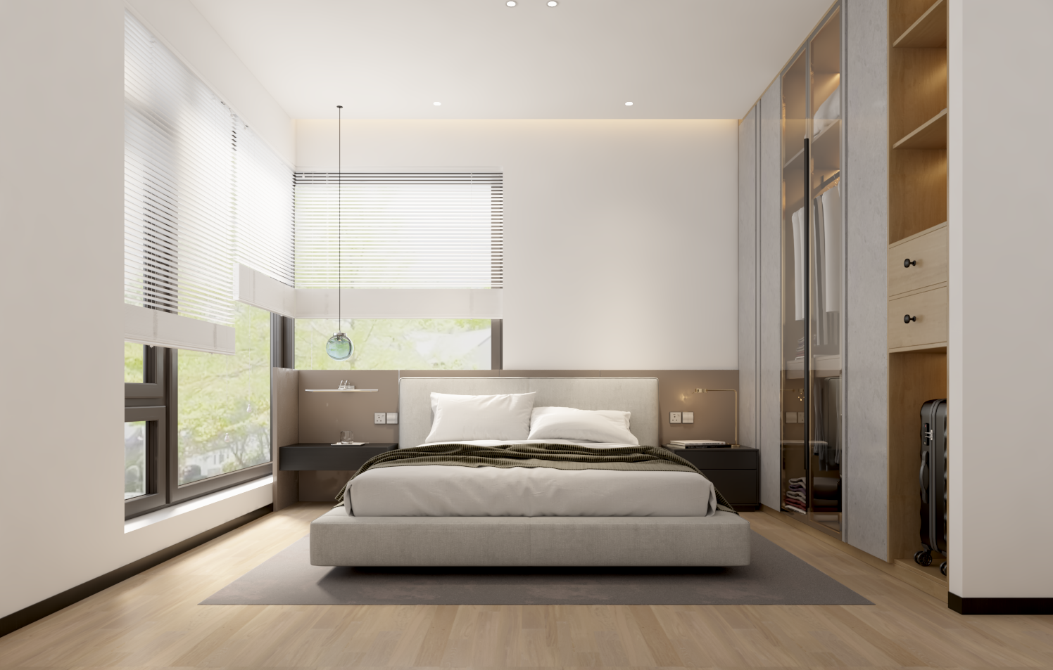 550m现代极简风格装修效果图