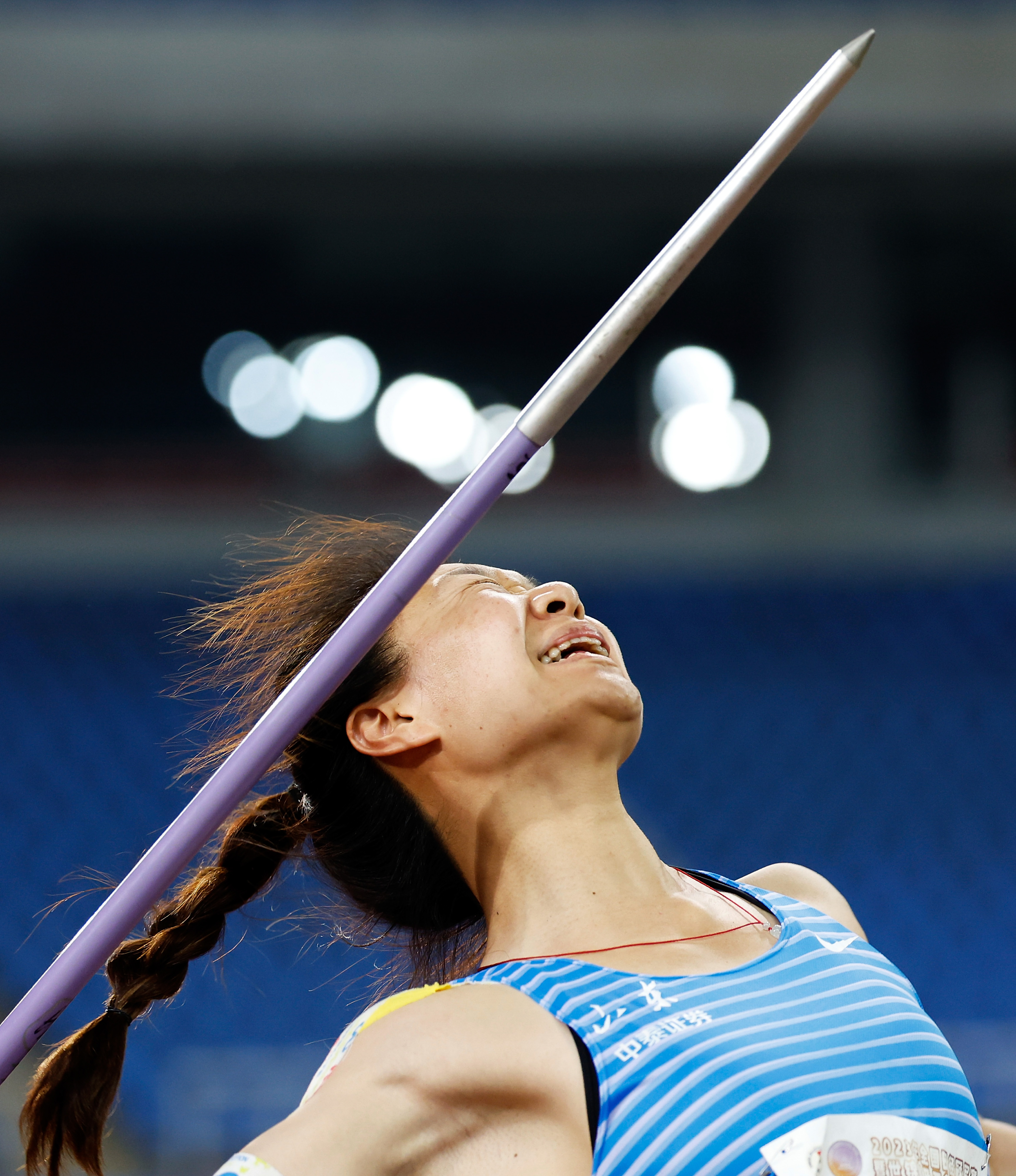 田径——全国冠军赛:女子标枪赛况